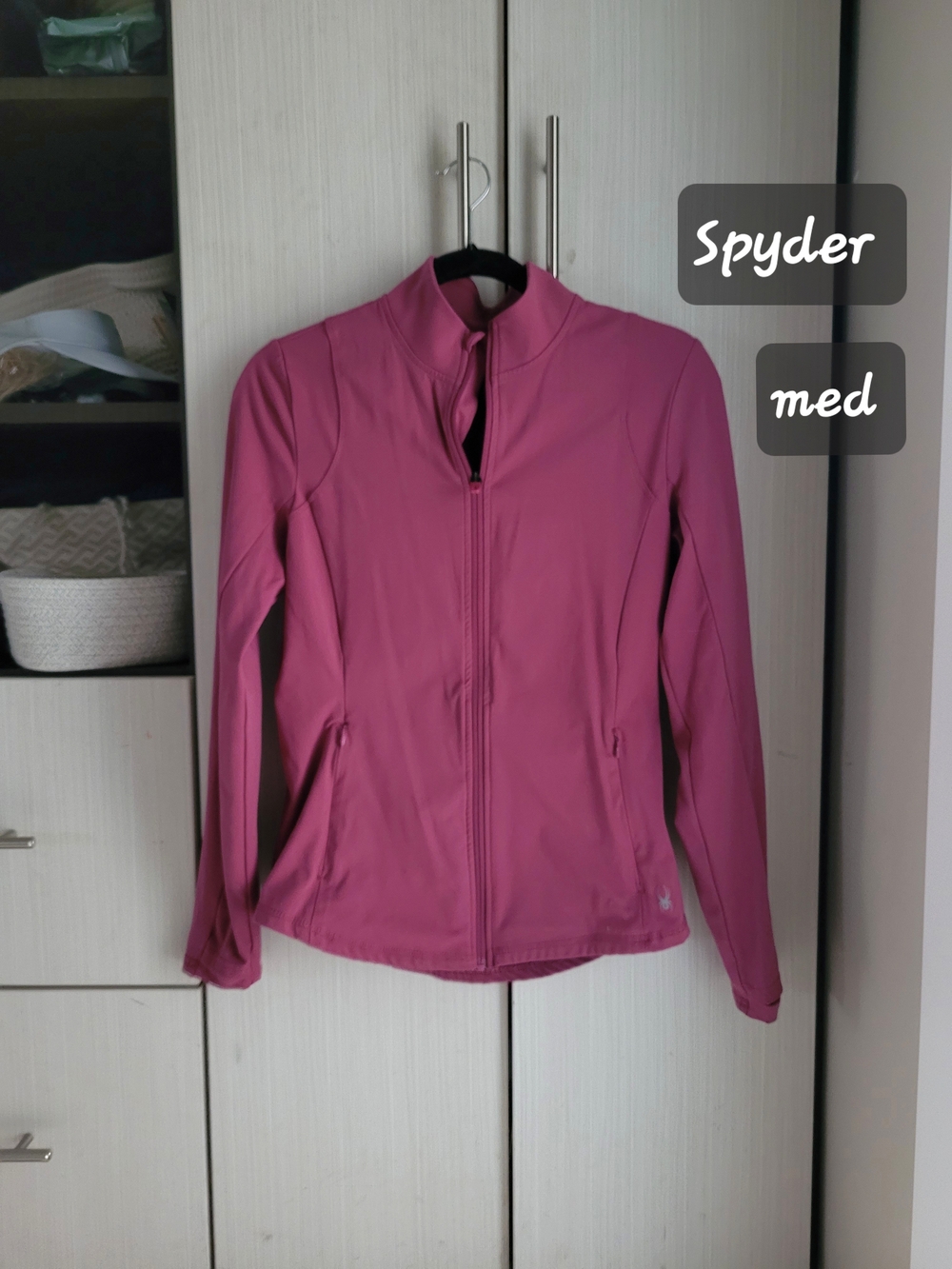 Spyder Women’s Magenta Full-Zip Softshell Jacket
